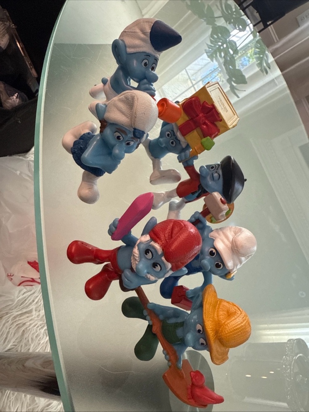 McDonald's Happy Meal collectible figurines from The Smurfs Lot Of 7